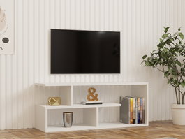 Hanah Home Soporte para TV Escandinavo Blanco